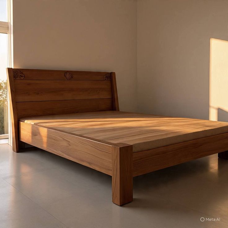 Wooden Simple Bed